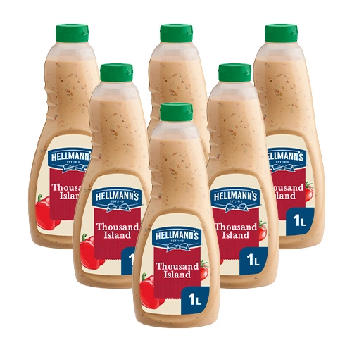 Hellmann&apos;s - Dressing 1000 Islands - 6x 1ltr