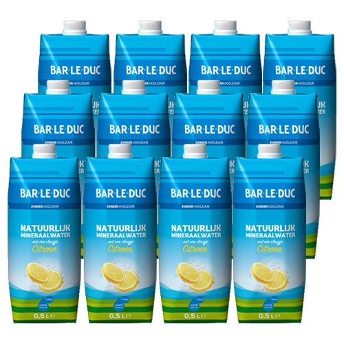 Bar-le-Duc - Natürliches Mineralwasser Zitrone - 12x 500ml