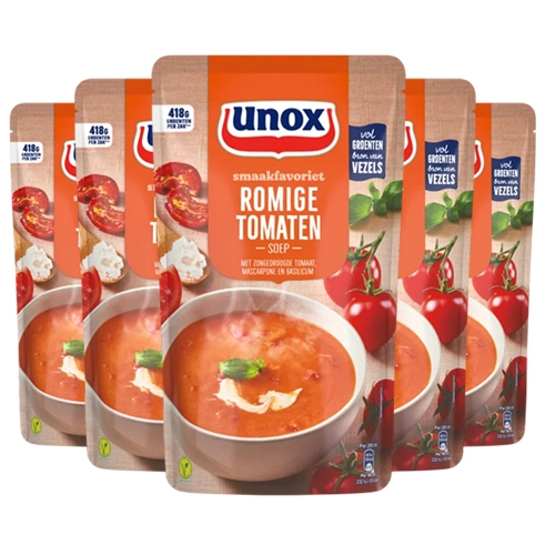 Unox - Cremige Tomatensuppe - 5x 570ml