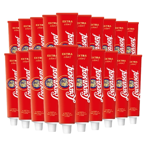 Löwensenf - Extra Scharf - 20x 100ml
