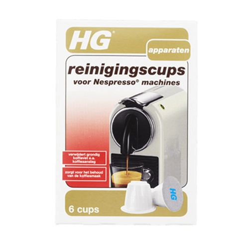 HG - Reinigungs Kapseln für Nespresso® Maschinen - 6 Kapseln