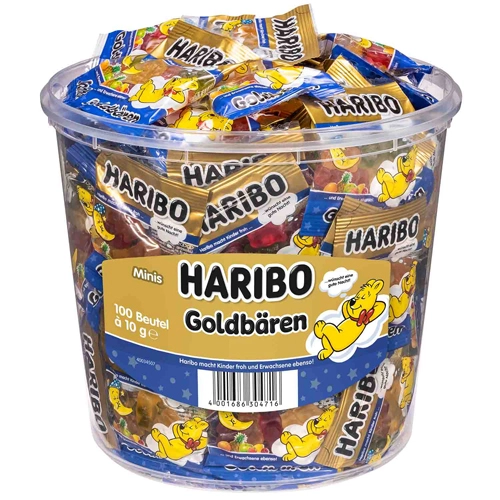 Haribo - Goldbären "Gute Nacht" - 6x 100 Minibeutel