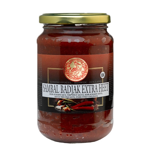 Koningsvogel - Chilipaste/Sambal Badjak Extra Scharf - 750g