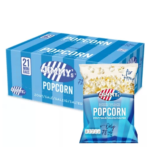 Jimmy&apos;s - Popcorn Salz - 21 Mini beutel