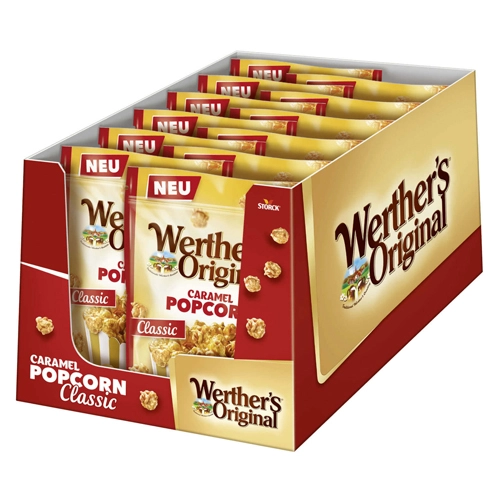 Werther&apos;s Original - Caramel Popcorn Classic - 12x 140g
