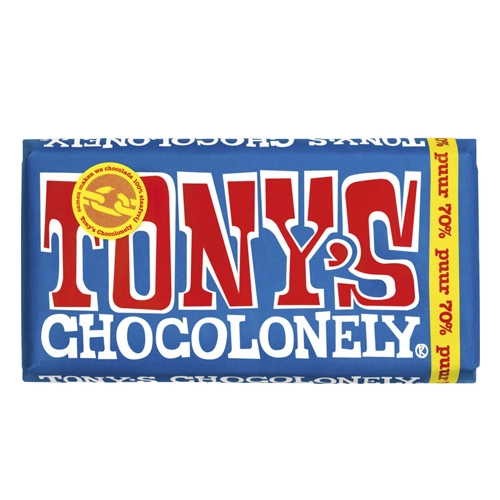 Tony&apos;s Chocolonely - Zartbitterschokolade 70% - 180g