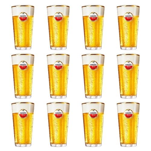 Amstel - Bierglas "Vaasje" 250ml - 12 stück