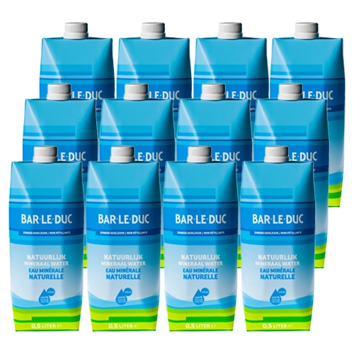 Bar-le-Duc - Natürliches Mineralwasser - 12x 500ml