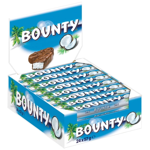 Bounty - Schokoladenriegel Milch - 24 Riegel