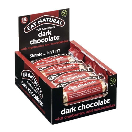 Eat Natural - Fruit & Nut Dark Chocolate - 12 Riegel