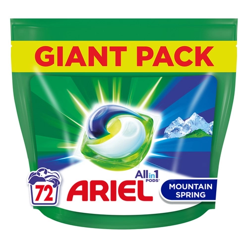 Ariel - All-In-1 Waschmittel Mountain Spring - 72 Pods