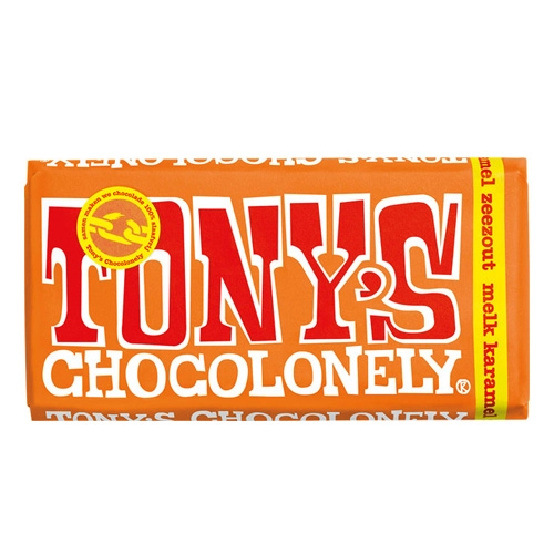 Tony&apos;s Chocolonely - Vollmilchschokolade Karamell Meersalz - 180g