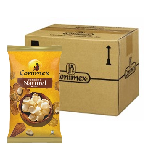 Conimex - Kroepoek (Krabbenchips) Natural - 12 Beutel