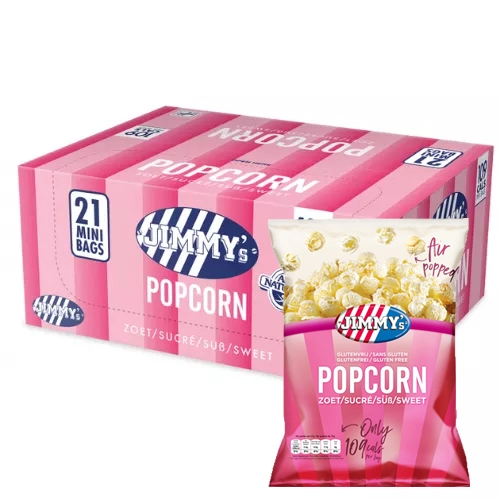 Jimmy&apos;s - Popcorn Süß - 21 Mini beutel