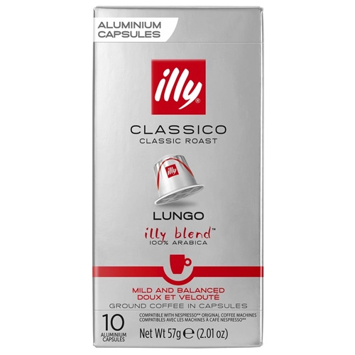 Illy - Classico Lungo Kaffeekapseln - 10 Kapseln