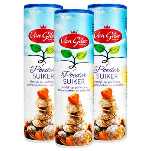 Van Gilse - Puderzucker - 3x 250g