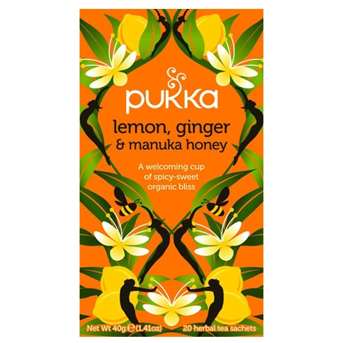 Pukka - Zitrone, Ingwer & Manuka-Honig - 20 Teebeutel