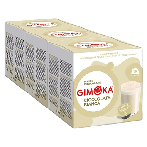 Gimoka - Ciocolata Bianca - 3x 16 Kapseln
