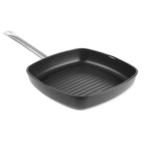 Hendi - Grillpfanne mit gerillter Bratfläche Titanium Professional