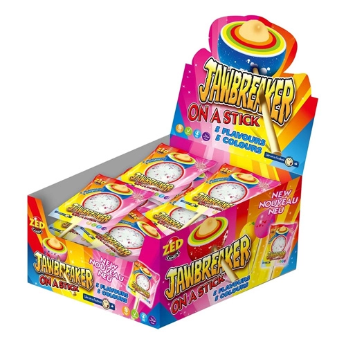 Zed Candy - Jawbreaker On A Stick - 15 stück