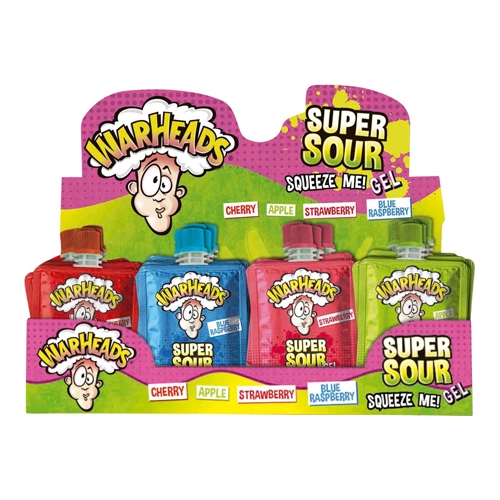 Warheads - Super Sour Squeeze Me! Gel - 32er