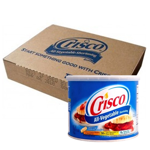 Crisco - All-Vegetable shortening (Pflanzenfett) - 12x 453g