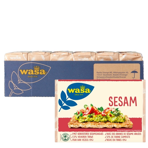 Wasa - Knäckebröd Sesam - 12x 250g