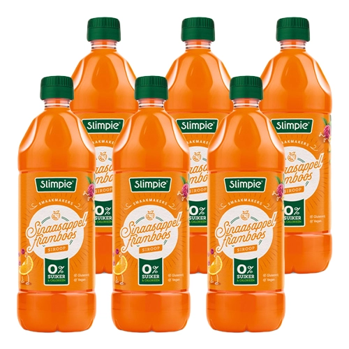 Slimpie - Orange Himbeere Limonaden-Sirup - 6x 650ml