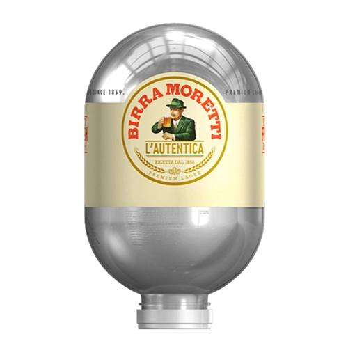 Birra Moretti - L&apos;Autentica Blade Fass - 8 ltr