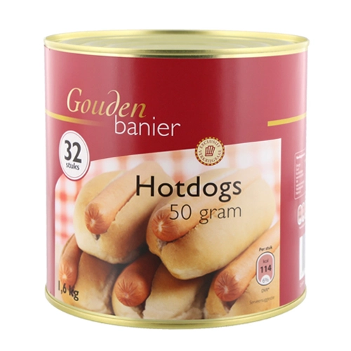 Gouden Banier - Hot dogs - 32 Würstchen