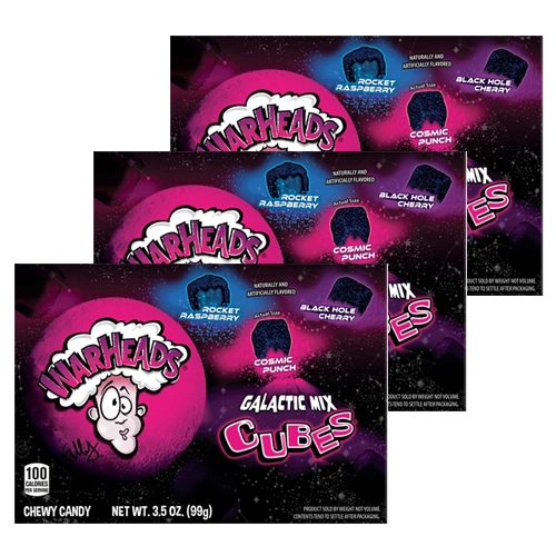Warheads - Galactic Mix Cubes Theater Box - 3er