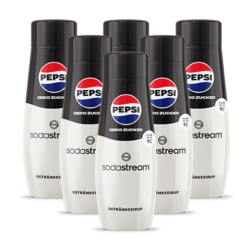 SodaStream - Pepsi Zero Sirup - 6x 440ml