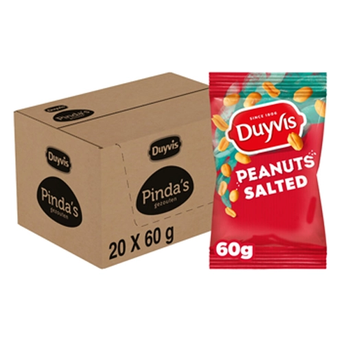Duyvis - Erdnüsse Gesalzen - 20 Mini Beutel