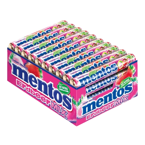 Mentos - Erdbeer-Mix - 40 Rollen