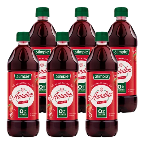 Slimpie - Erdbeere Limonaden-Sirup - 6x 650ml