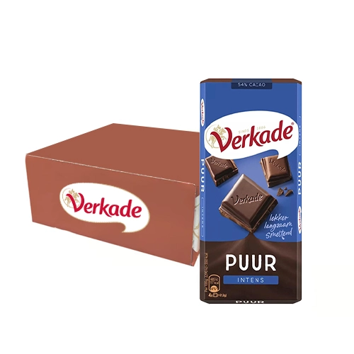 Verkade - Schokoladentafel Zartbitter - 12x 111g