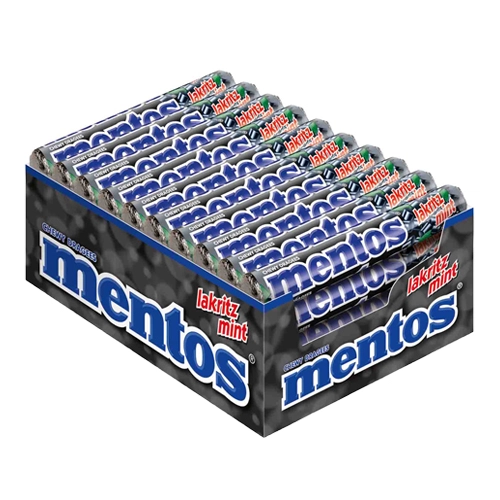 Mentos - Lakritz Mint - 40 Rollen
