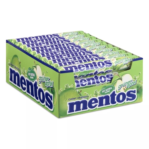 Mentos - Grüner Apfel - 40 Rollen
