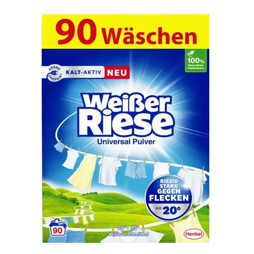 Weißer Riese - Waschpulver Regular (90 Waschladungen) - 4,5 kg