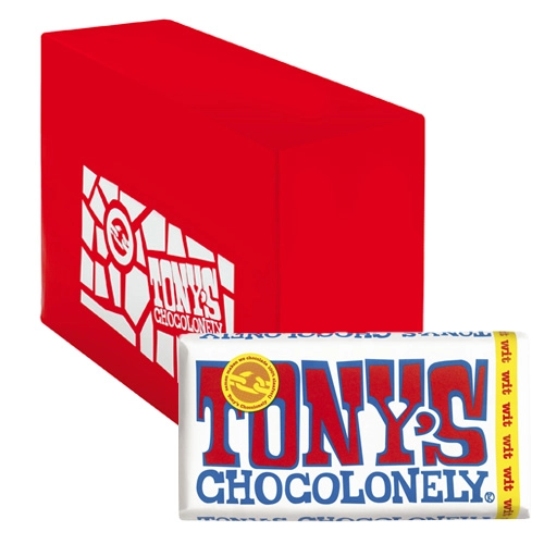 Tony&apos;s Chocolonely - Weiße Schokolade - 15x 180g