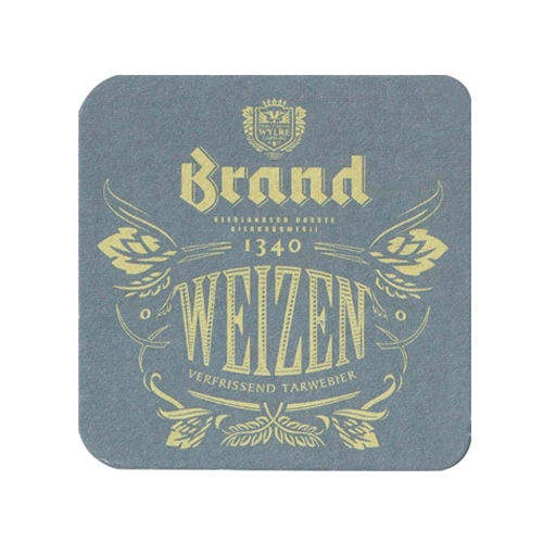 Brand - Bierdeckel "Weizen" - 400 Stück (4x 100 Stück)