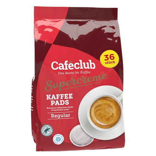 Caféclub - Supercreme Kaffeepads Regular - 100 Pads