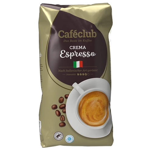 Caféclub - Crema Espresso Bohnen - 1kg