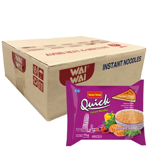 Wai Wai - Instant Noodles Chicken Pizza - 40 Stück