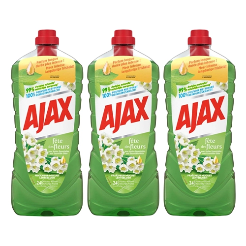 Ajax - Allzweckreiniger Frühlingsblume - 3x 1,25ltr