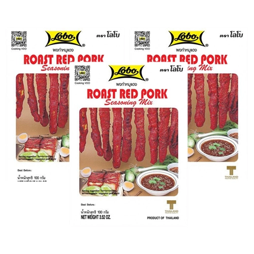Lobo - Marinademischung für Schweinefleisch (Char Siu) - 3x 100g