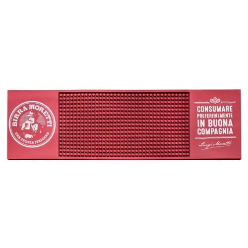 Birra Moretti - Biermatte Gummi Original - 50cm x 15cm
