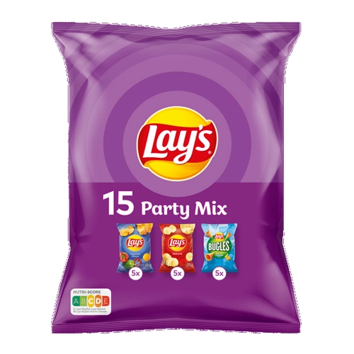 Lay&apos;s - Party Mix (3 Geschmacksrichtungen) - 15 Mini Beutel