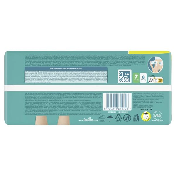 Pampers Baby Dry Gr.7, 15+kg