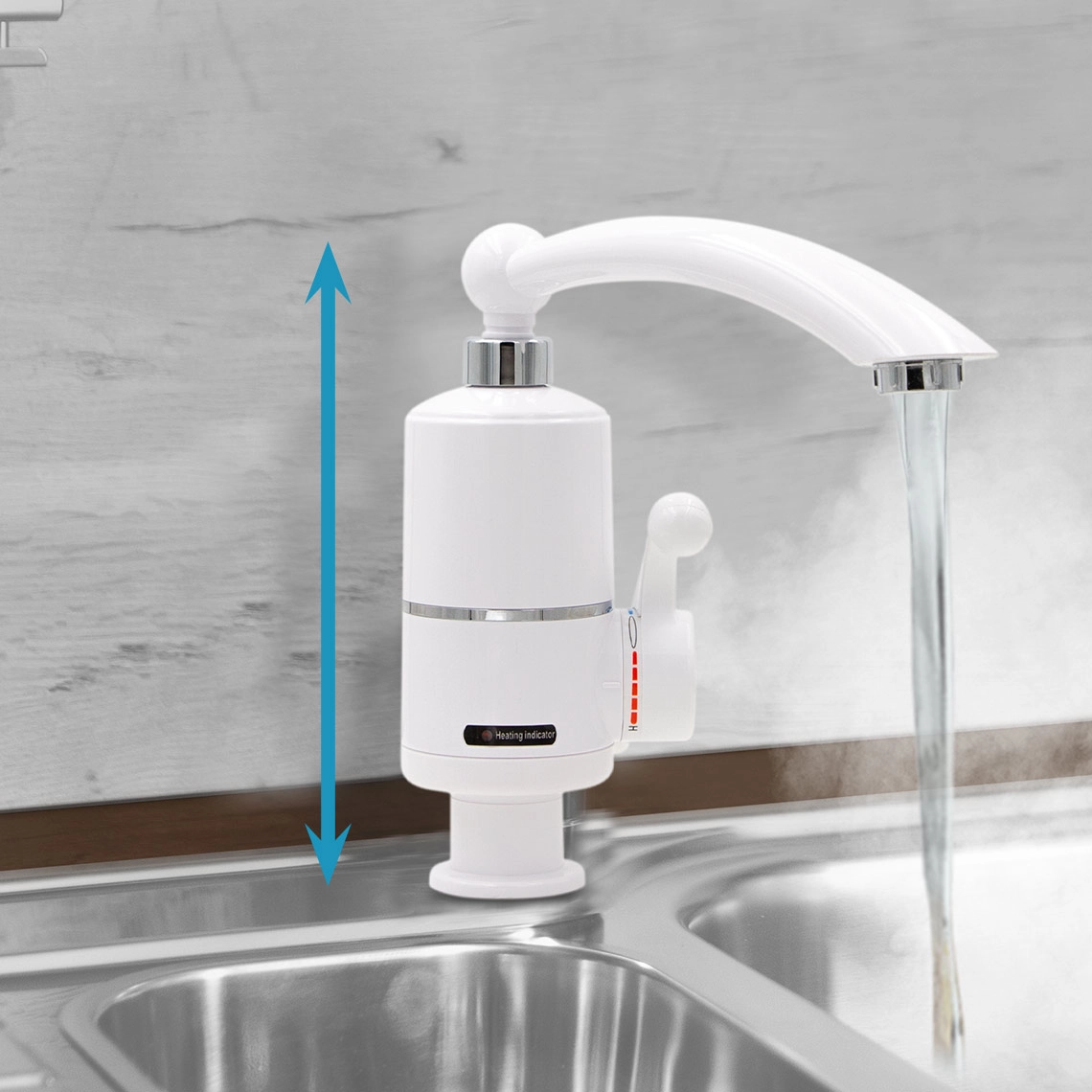 Aquadon SmartHeater Compact Wasserhahn mit integriertem Durchlauferhitzer